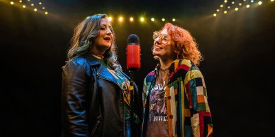 Rebekah Hinds and Bronté Barbé in Kathy and Stella Solve a Murder