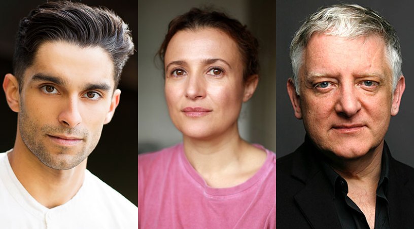 Eben Figueiredo, Lyndsey Marshal and Simon Russell Beale